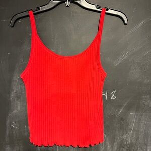 Old Navy Ribbed Red tank